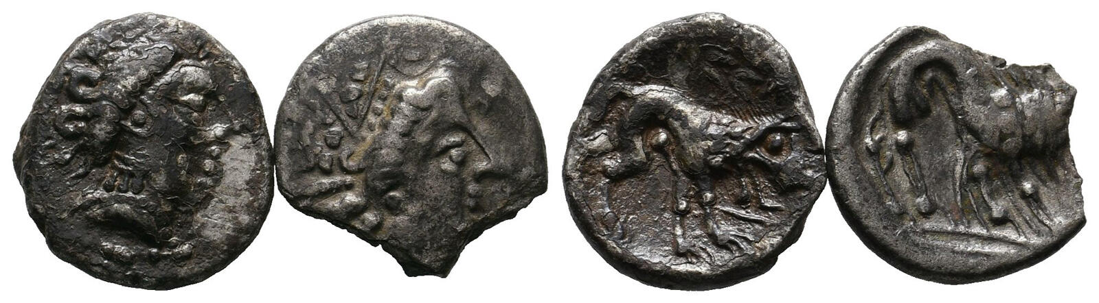 ANTIKE LOTS Lot Lot Gallia Cisalpina (2). Lot aus 2 Drachmen (1x mit ...