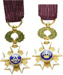 BELGIEN Kronenorden Belgischer Kronenorden Goldene Miniatur Gold, ...