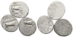 GRIECHISCHE MÜNZEN Lot Lot (3). Lot aus 3 Drachmen von Dyrrhachion. ...