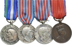 ITALIEN - Königreich  Konvolut von 4 Miniaturen Medaillen: Afrika ...