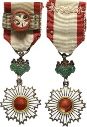 JAPAN - Kaiserreich Orden der Aufgehenden Sonne Miniatur des ...