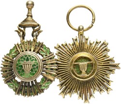 KAMBODSCHA  Miniatur des Sahametrei Orden 2 Miniaturen vom Großkreuz ...