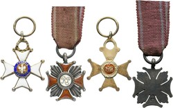 POLEN Orden Polonia Restituta Konvolut von 2 Miniaturen Orden Polonia ...