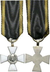 RUSSLAND - Zarenreich Abzeichen Bulak-Balakhovich Kreuz Miniatur, am ...