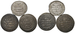 KALIFATE - Umayyaden temp. al-Walid I. 705-715 (86-96 AH) Lot 3 ...