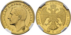 JUGOSLAWIEN - Königreich Alexander I. 1921-1934 Dukat 1932 Belgrad ...