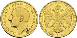 JUGOSLAWIEN - Königreich Alexander I. 1921-1934 Dukat 1932 Belgrad ...