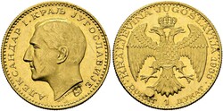 JUGOSLAWIEN - Königreich Alexander I. 1921-1934 Dukat 1933 Belgrad ...