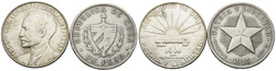 KUBA Lot 2 Stück; Peso 1915 (zahlreiche Randschläge) und 1953 ...