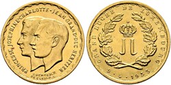LUXEMBURG Charlotte v. Luxemburg 1919-1964 20 Francs (6,47g) 1953 ...