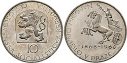 TSCHECHOSLOWAKEI - Republik 1918-1992  10 Korun 1968 Kremnitz ...