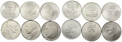 TSCHECHOSLOWAKEI - Republik 1918-1992  Lot 6 Stück; 100 Korun 1990 ...