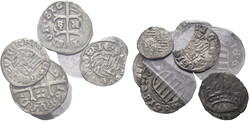 UNGARN Sigismund 1387-1437 Lot 7 Stück; Denare o. J. Husz. 576 (3x; ...