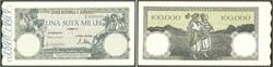 110.400: Banknoten - Rumänien