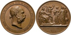 AE-Preismedaille (70mm) der Wiener Weltausstellung 1873 für den ...