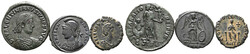Lot (3) Lot von 3 spätrömischen Bronzemünzen: Constantinus I. (1x ...