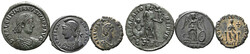 Lot (3) Lot von 3 spätrömischen Bronzemünzen: Constantinus I. (1x ...