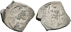 Siliqua (1,79g) Constantinopolis Büste mit Helm, Perlendiadem, ...