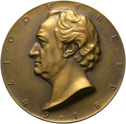 Lot 2 Stück; a) einseitige AE-Medaille o.J. von Hartig. Auf den ...