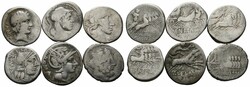 Lot Römische Republik (6) Lot von 6 Denarii der Republik, ...