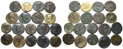 Lot Römische Kaiserzeit (18) Lot von 18 römischen Bronzemünzen ...