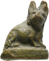 Ägyptisches Amulett (28mm) aus Ton, ca. 664v.Chr.-4. Jh. n.Chr. ...