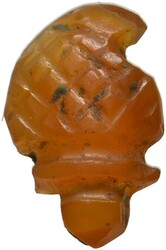 Ägyptisches Amulett (15mm) aus Karneol, ca. 664v.Chr.-4. Jh. n.Chr. ...