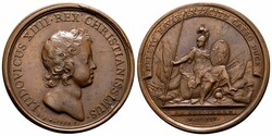 Lot 2 Stück; AE-Medaille von Jean Mauger (1648-1712): a) 1670, auf ...