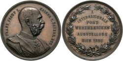 Lot 3 Stück; a) AE-Medaille 1890 von Tautenhayn (leicht signiert). ...