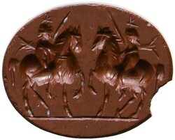 Römische Gemme (Intaglio) (11mm) aus Jaspis, ca. 1.-3. Jh. n. Chr. ...