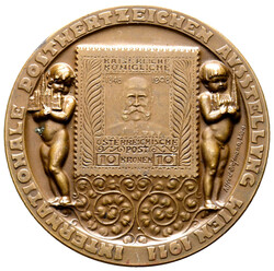 Lot 3 Stück; a) AE-Medaille 1890 von Tautenhayn (leicht signiert). ...