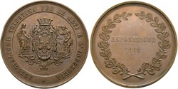 AE-Medaille (60mm) 1868 von A. Schöll. Auf die Kunst und ...