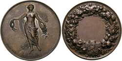 AR-Preismedaille (56mm) 1865 der Gartenausstellung, nicht verliehen. ...