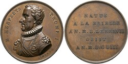 Lot 3 Stück; a) AE-Suitenmedaille o.J. von Jean Henri Simon. Auf ...