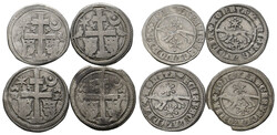 Lot 4 Stück; Denare o. J. SlavonienAutomatically generated ...