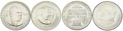Lot 2 Stück; Half Dollar 1946, Booker T. Washington und 1953 S, ...