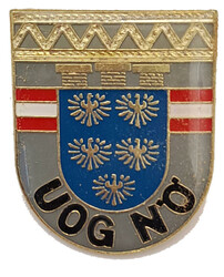 Ehrenmedaille der Stadt Bruck an der Leitha. Bronze vergoldet, ...