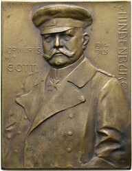 Konvolut von 2 Stück GO Hötzendorf Zinkmedaille.VS Portrait RS 30,5 ...