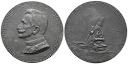 Konvolut von 2 Stück GO Hötzendorf Zinkmedaille.VS Portrait RS 30,5 ...