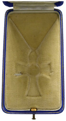 Etui für Ehrenzeichen 2. Klasse, in varianter Ausführung; blau ...
