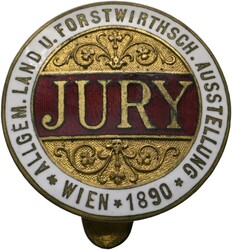 Konvolut von 5 Abzeichen: Comite und Jury der ...