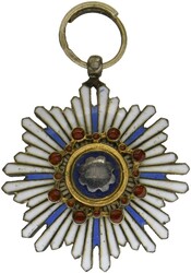 Miniatur Stern des Kommandeurkreuzes, Silber vergoldet, Avers ...