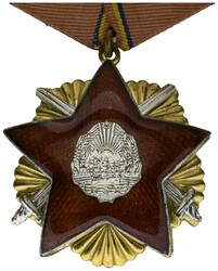 Konvolut von 5 Stück Orden Verteidigung des Vaterlandes, 1.-3. ...