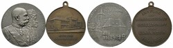 Lot 3 Stück; AR-Medaille 1891 von Christlbauer, auf den Ausflug des ...