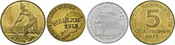Lot 18 Stück; 4x AR- und 2x Alu-Stephansgroschen 1950 und 1977 (3x ...