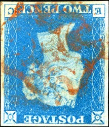 2865110: Grossbritannien 1840 2d blau