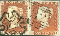 2865120: Grossbritannien 1841 1d und 2d