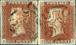 2865120: Grossbritannien 1841 1d und 2d