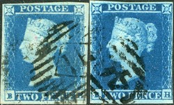 2865120: Grossbritannien 1841 1d und 2d