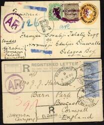 7460: Sammlungen und Posten Indische Staaten - Briefe Posten